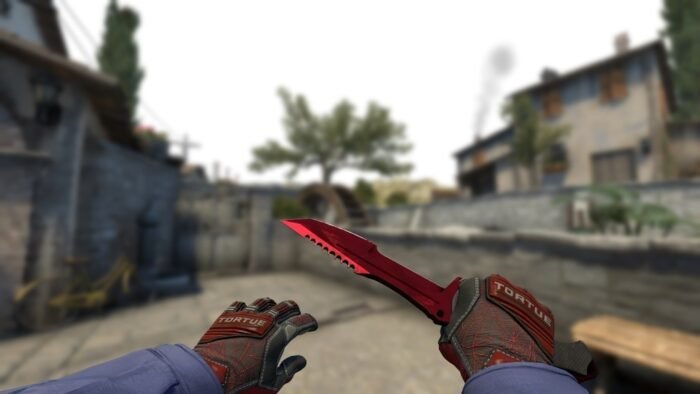 Huntsman Knife | Doppler Ruby (Factory New) TOP 8 FLOAT WORLD - Imagem 2