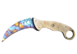 Talon | Case Hardened (Well-Worn) 48% Blue