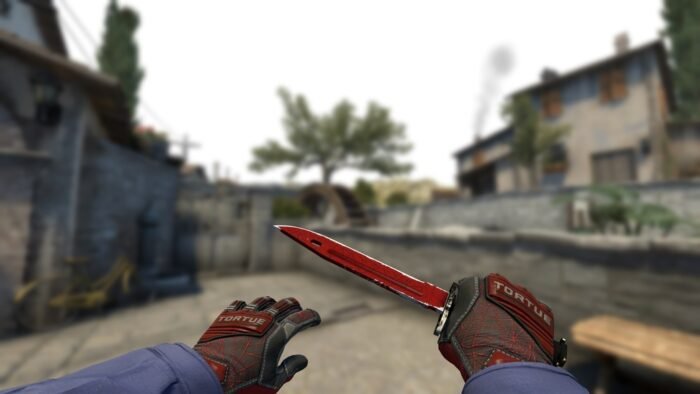 Bayonet | Crimson Web (Minimal Wear) - Imagem 2