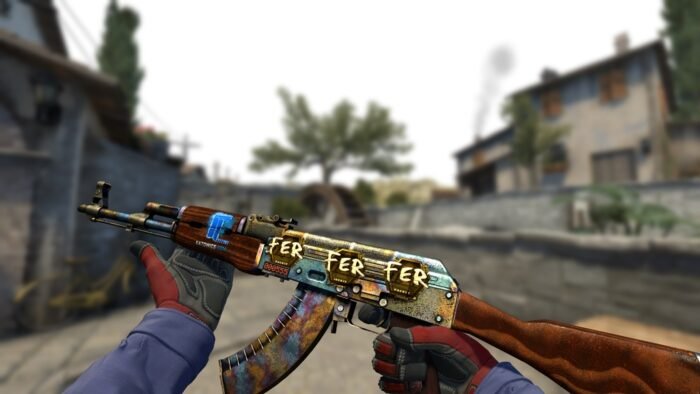 AK-47 STT | Case Hardened (Battle-Scarred) +TITAN HOLO - Imagem 2