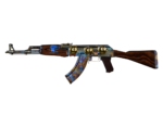 AK-47 STT | Case Hardened (Battle-Scarred) +TITAN HOLO
