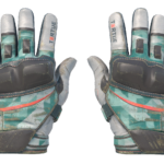 Moto Gloves | Spearmint (Battle-Scarred)