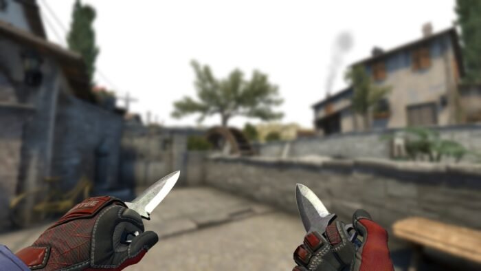 Shadow Daggers | Blue Steel (Minimal Wear) - Imagem 2