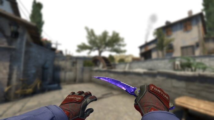 Flip Knife | Doppler Sapphire (Factory New) StatTrak - Imagem 2