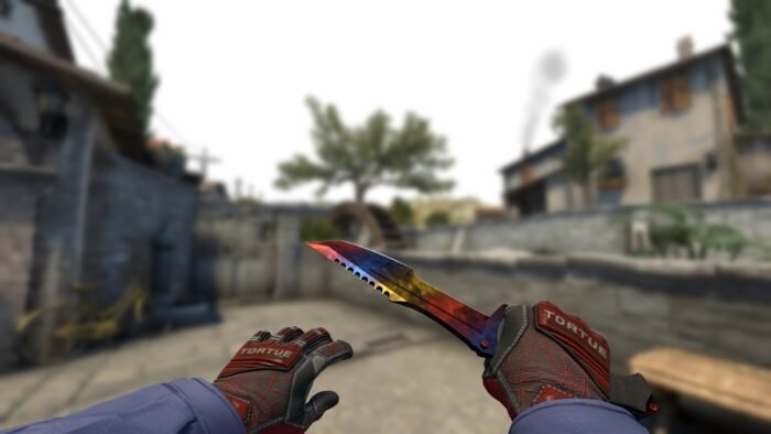Huntsman Knife | Marble Fade (Factory New) - Imagem 2