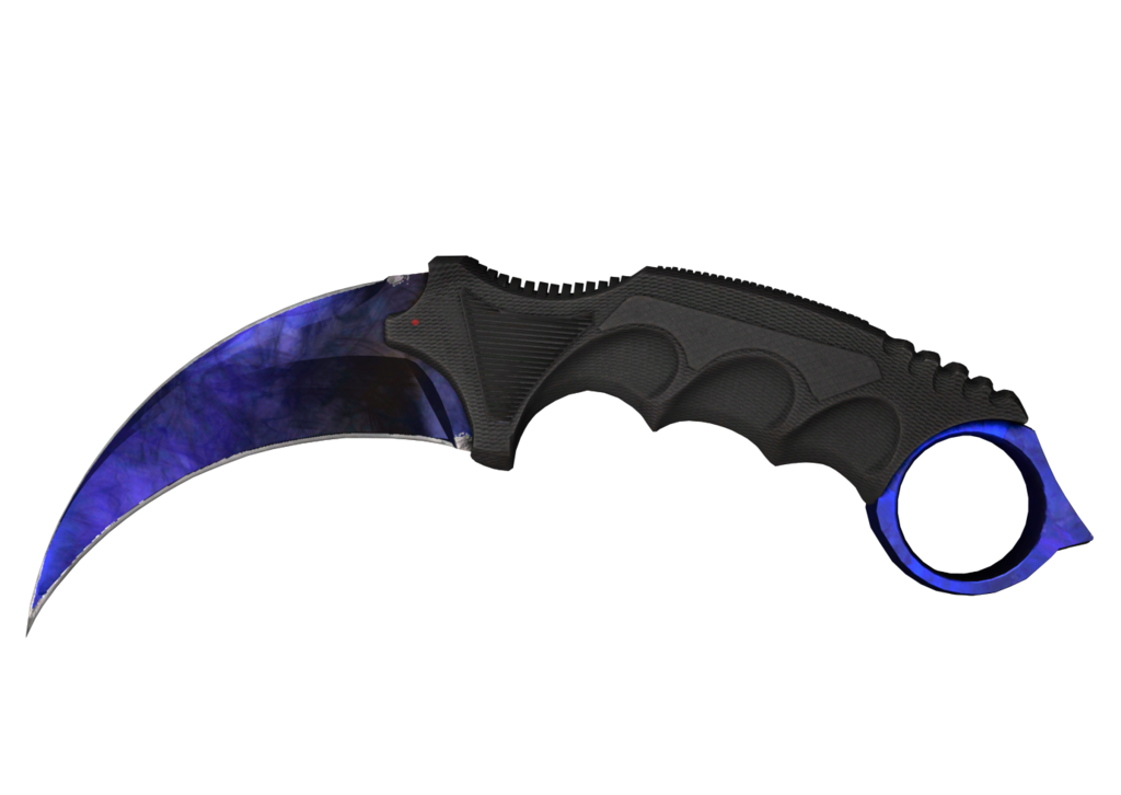 kara-max-blue1-a61183bc8392af373816602658074612-1024-1024-1.png Karambit | Doppler Phase 4 (Factory New) - Imagem 1