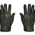 Driver Gloves | Racing Green (Battle-Scarred)