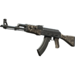 Souvenir AK-47 | Black Laminate (Well-Worn)
