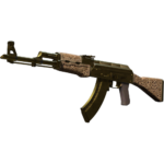 Souvenir AK-47 | Gold Arabesque (Battle-Scarred)