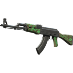 Souvenir AK-47 | Green Laminate (Well-Worn)