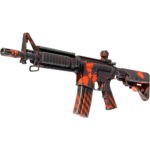 M4A4 | Radiation Hazard (Well-Worn)