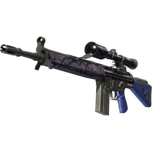 65f5d3f34d394d42464b3a15BC1B2Vdu05.png G3SG1 | Violet Murano (Minimal Wear) - Imagem 1