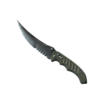 Flip Knife | Damascus Steel (Field-Tested)