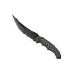 Flip Knife | Damascus Steel (Battle-Scarred)