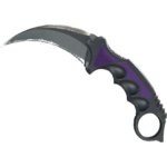 Karambit | Ultraviolet (Well-Worn)