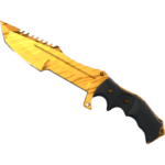 Huntsman Knife | Tiger Tooth (Minimal Wear)
