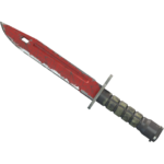 Bayonet | Crimson Web (Well-Worn)