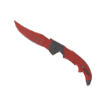Falchion Knife | Crimson Web (Minimal Wear)