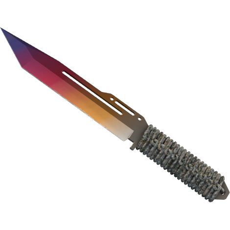 65f80ddf6bc2949e2c31f4f4pCaUUVZl05.png Paracord Knife | Fade (Minimal Wear) - Imagem 1