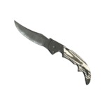 Falchion Knife | Black Laminate (Well-Worn)