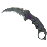 Karambit | Ultraviolet (Battle-Scarred)