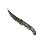 Flip Knife | Black Laminate (Battle-Scarred)