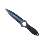 Skeleton Knife | Blue Steel (Battle-Scarred)