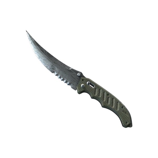 65f811031facf89b86bad82310q5Bscq05.png Flip Knife | Damascus Steel (Minimal Wear) - Imagem 1