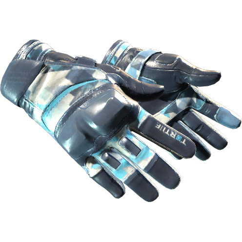 65f8115c408d01ab4342e3737s7Byl1d05.png Moto Gloves | Cool Mint (Minimal Wear) - Imagem 1