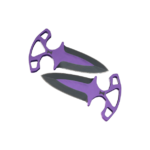 Shadow Daggers | Ultraviolet (Minimal Wear)