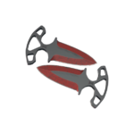 Shadow Daggers | Crimson Web (Minimal Wear)