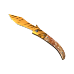 Navaja Knife | Tiger Tooth (Minimal Wear)
