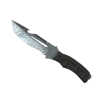 Survival Knife | Damascus Steel (Field-Tested)