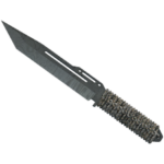 Paracord Knife | Damascus Steel (Battle-Scarred)