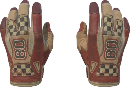 Sport Gloves | Red Racer (Battle-Scarred)