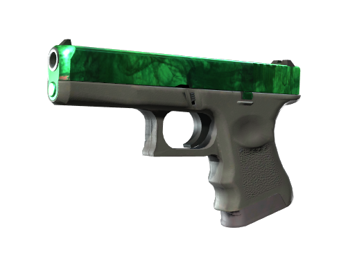 glock-18-gamma-doppler-emerald-factory-new.png Glock-18 | Gamma Doppler Emerald (Factory New) - Imagem 1