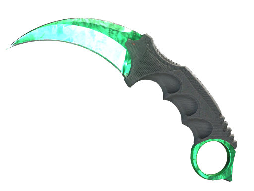 karambit-gamma-doppler-emerald-factory-new.png Karambit | Gamma Doppler Emerald (Factory New) - Imagem 1