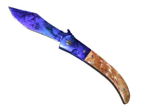 navaja-knife-doppler-sapphire-factory-new.png Navaja Knife | Doppler Sapphire (Factory New) - Imagem 1
