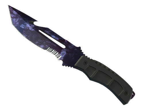 survival-knife-doppler-black-pearl-factory-new.png Survival Knife | Doppler Black Pearl (Factory New) - Imagem 1