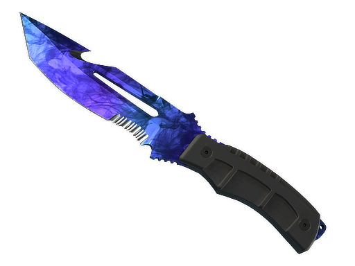survival-knife-doppler-sapphire-factory-new.png Survival Knife | Doppler Sapphire (Factory New) - Imagem 1